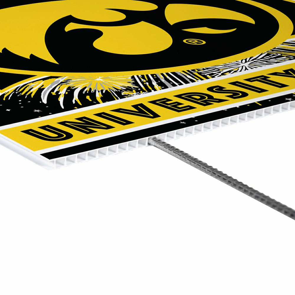 University of Iowa Yard Sign, Patriotic