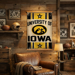 University of Iowa, Canvas Wall Tapestry, Medium, 36x24