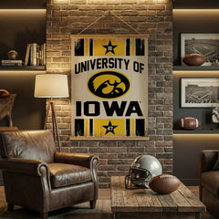 University of Iowa, Canvas Wall Tapestry, Large, 54x36