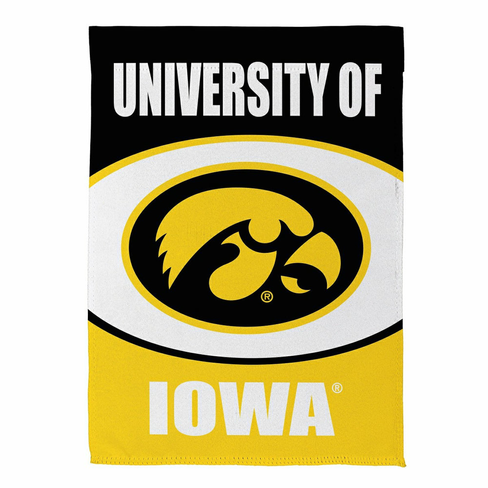 University of Iowa Suede House Flag