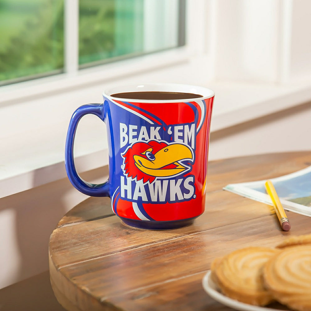 University of Kansas, 14oz Ceramic Cup of Awesome with Matching Box