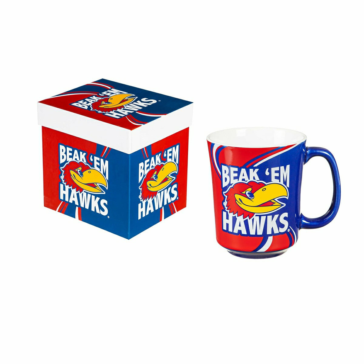 University of Kansas, 14oz Ceramic Cup of Awesome with Matching Box