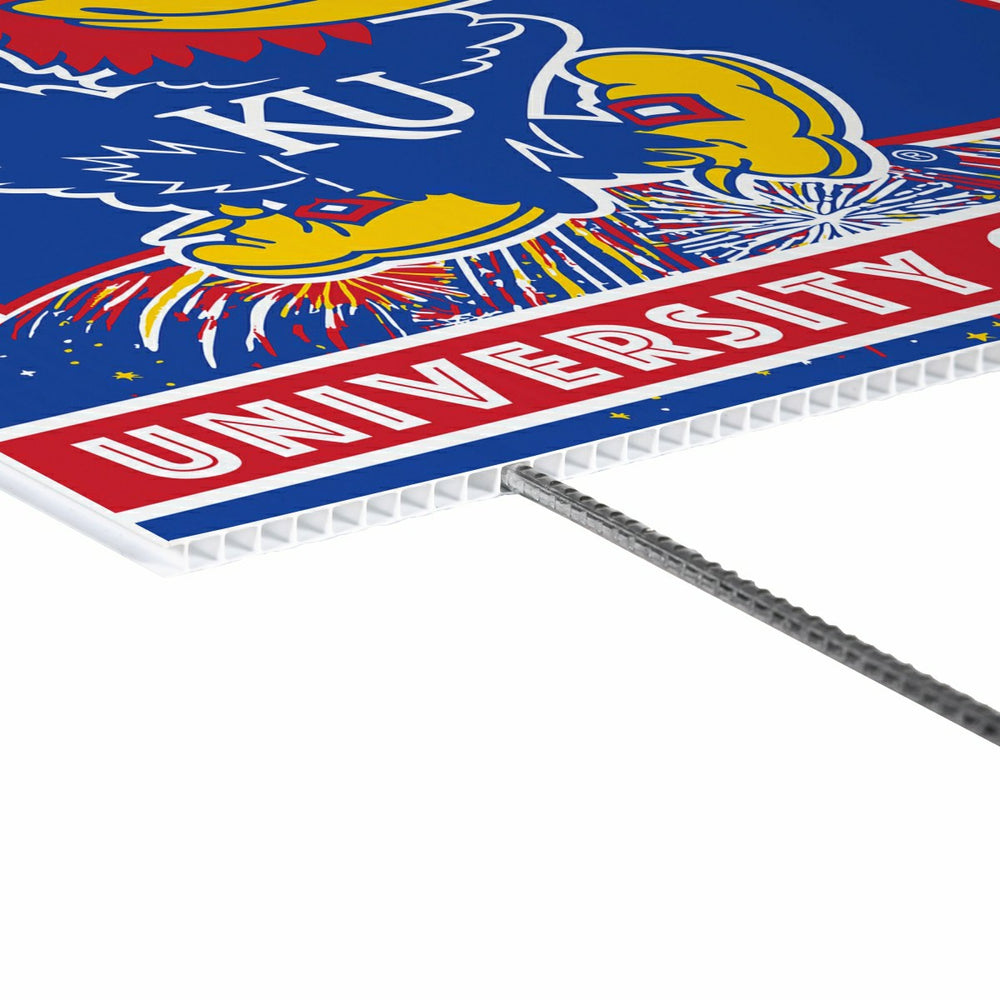 University of Kansas Yard Sign, Patriotic