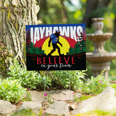 University of Kansas Yard Sign, Bigfoot