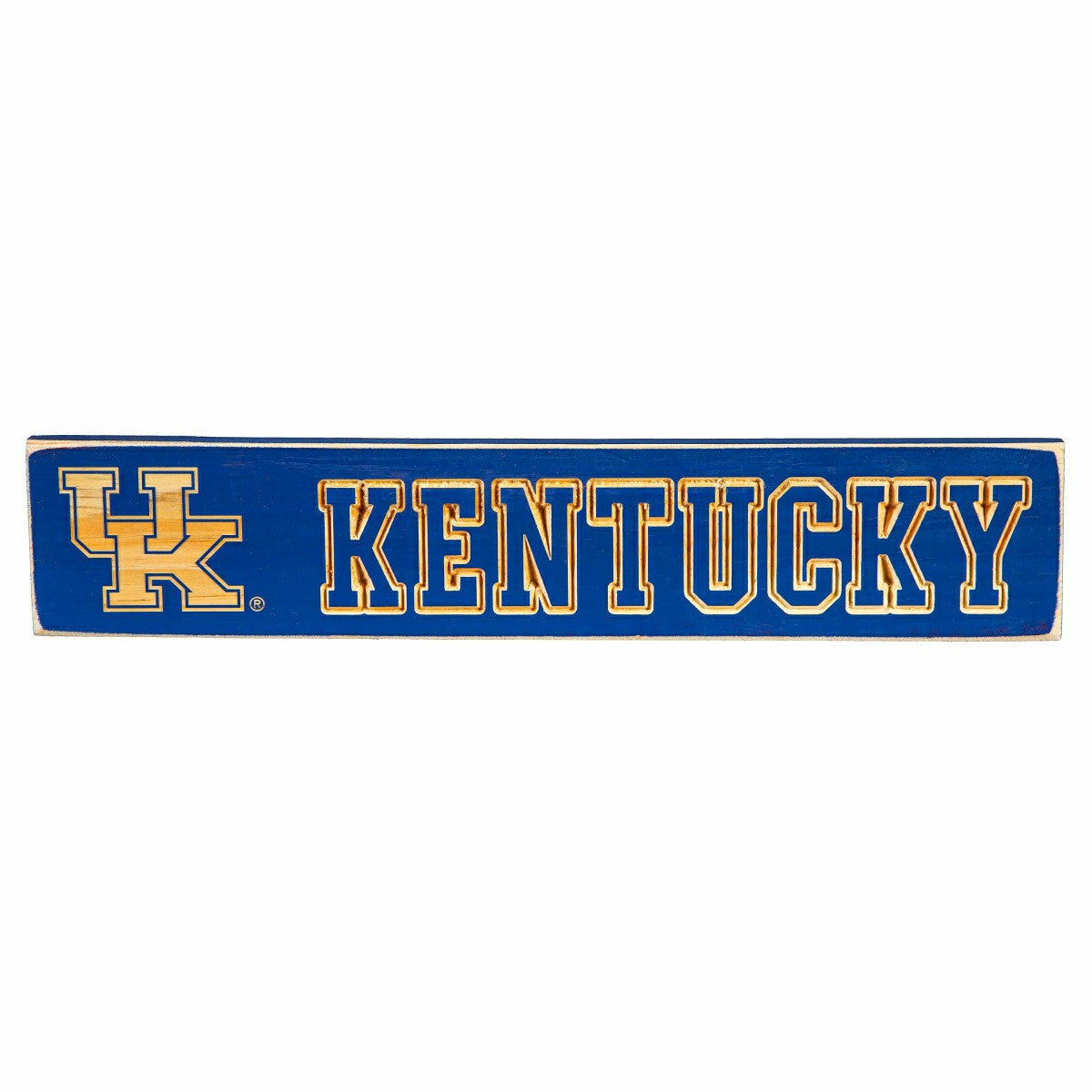 University of Kentucky Engraved Wood Sign, 3.5" x 18"