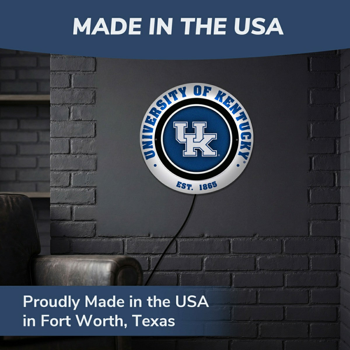 University of Kentucky, Metal Lite, Round