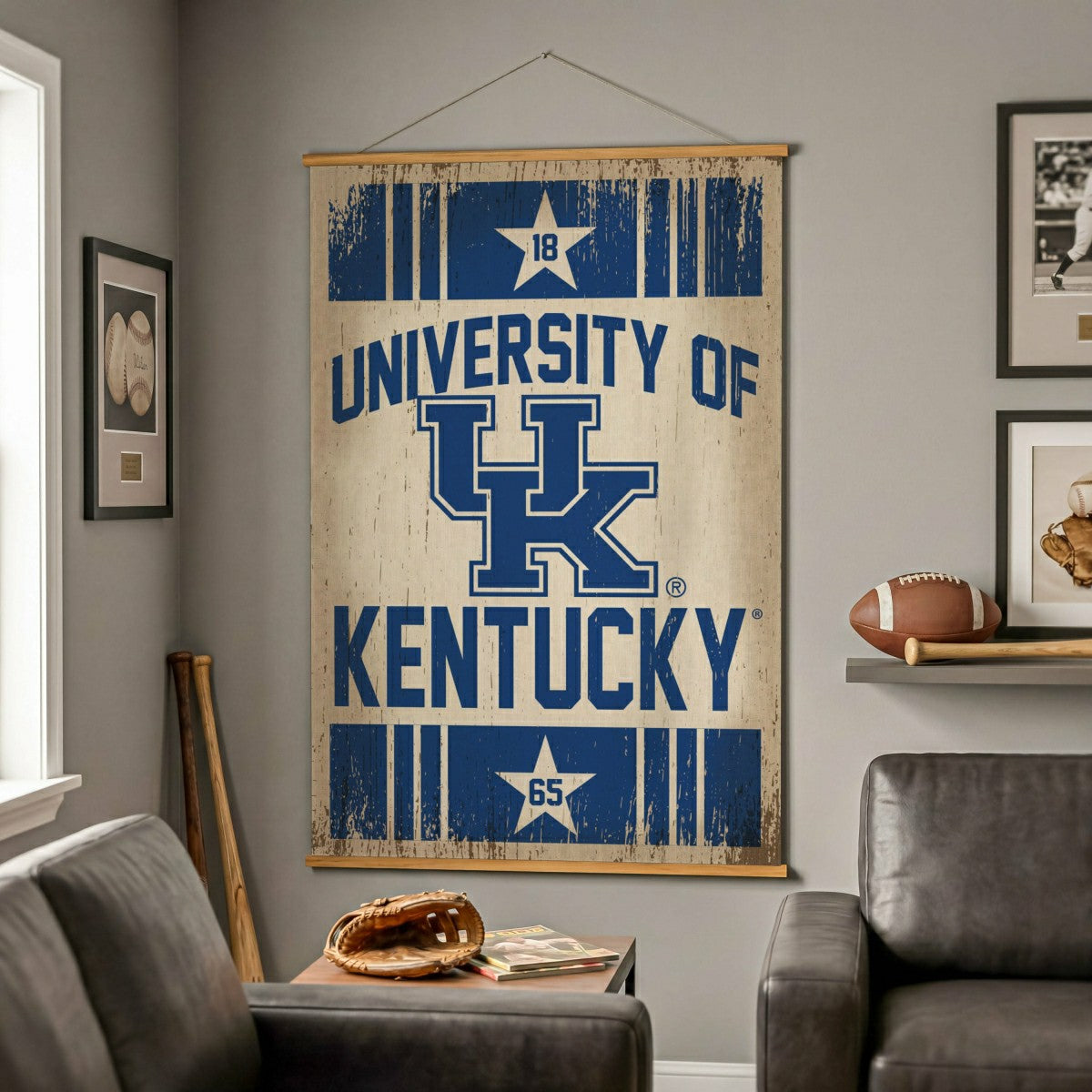 University of Kentucky, Canvas Wall Tapestry, Large, 54x36