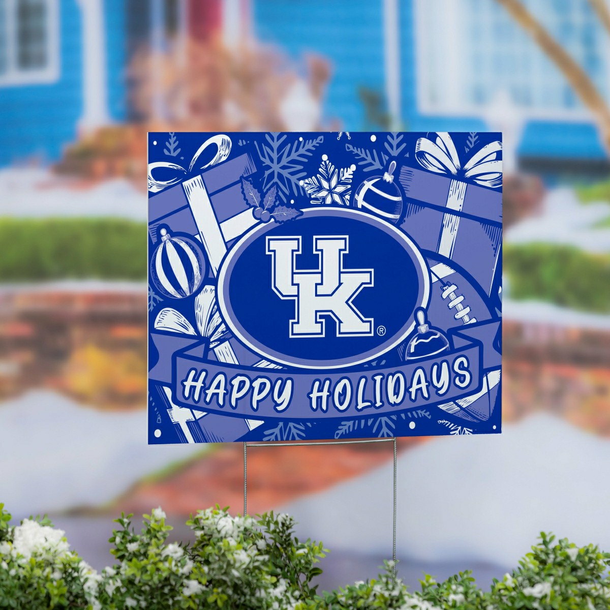 University of Kentucky Yard Sign, Holiday
