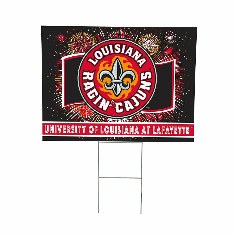 University of Louisiana at Lafayette Yard Sign, Patriotic
