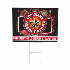 University of Louisiana at Lafayette Yard Sign, Patriotic
