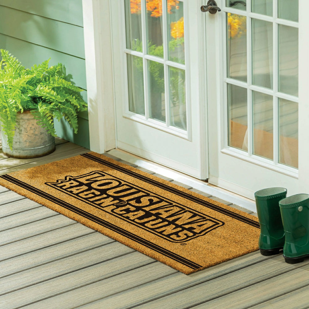Louisiana at Lafayette University Extra Large One Color Coir Mat, 60"x