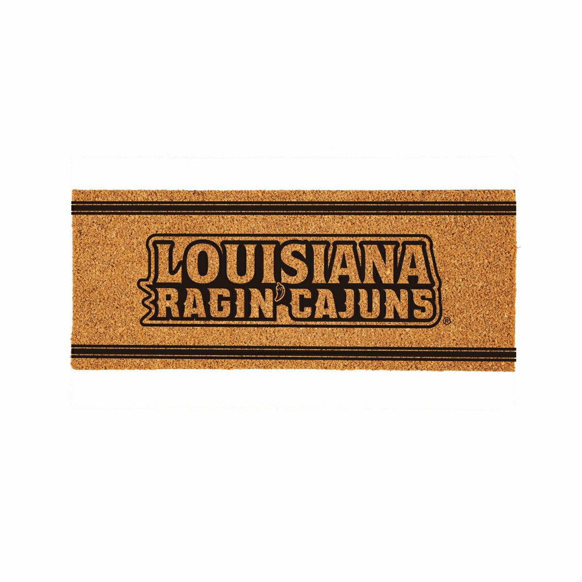 Louisiana at Lafayette University Extra Large One Color Coir Mat, 60"x