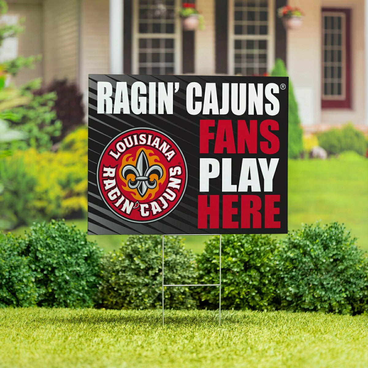 Louisiana at Lafayette University Coroplast Yard Sign "Fans Play Here"