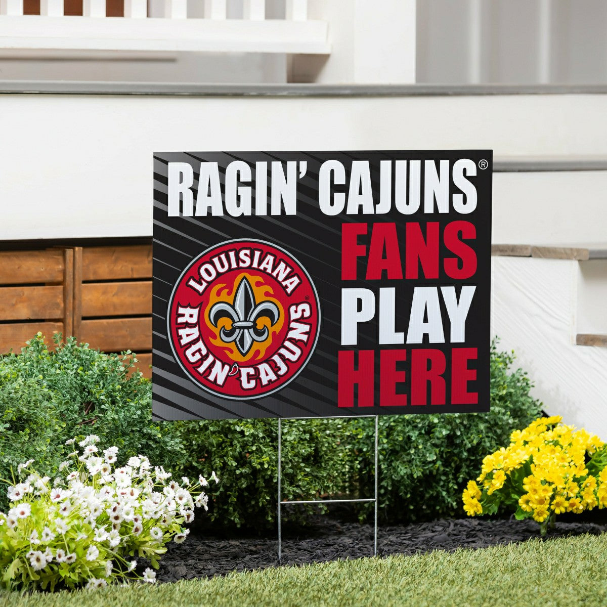 Louisiana at Lafayette University Coroplast Yard Sign "Fans Play Here"