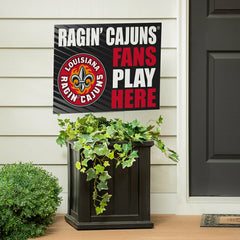 Louisiana at Lafayette University Coroplast Yard Sign "Fans Play Here"