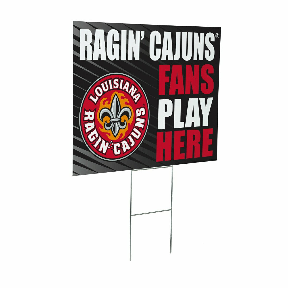 Louisiana at Lafayette University Coroplast Yard Sign "Fans Play Here"