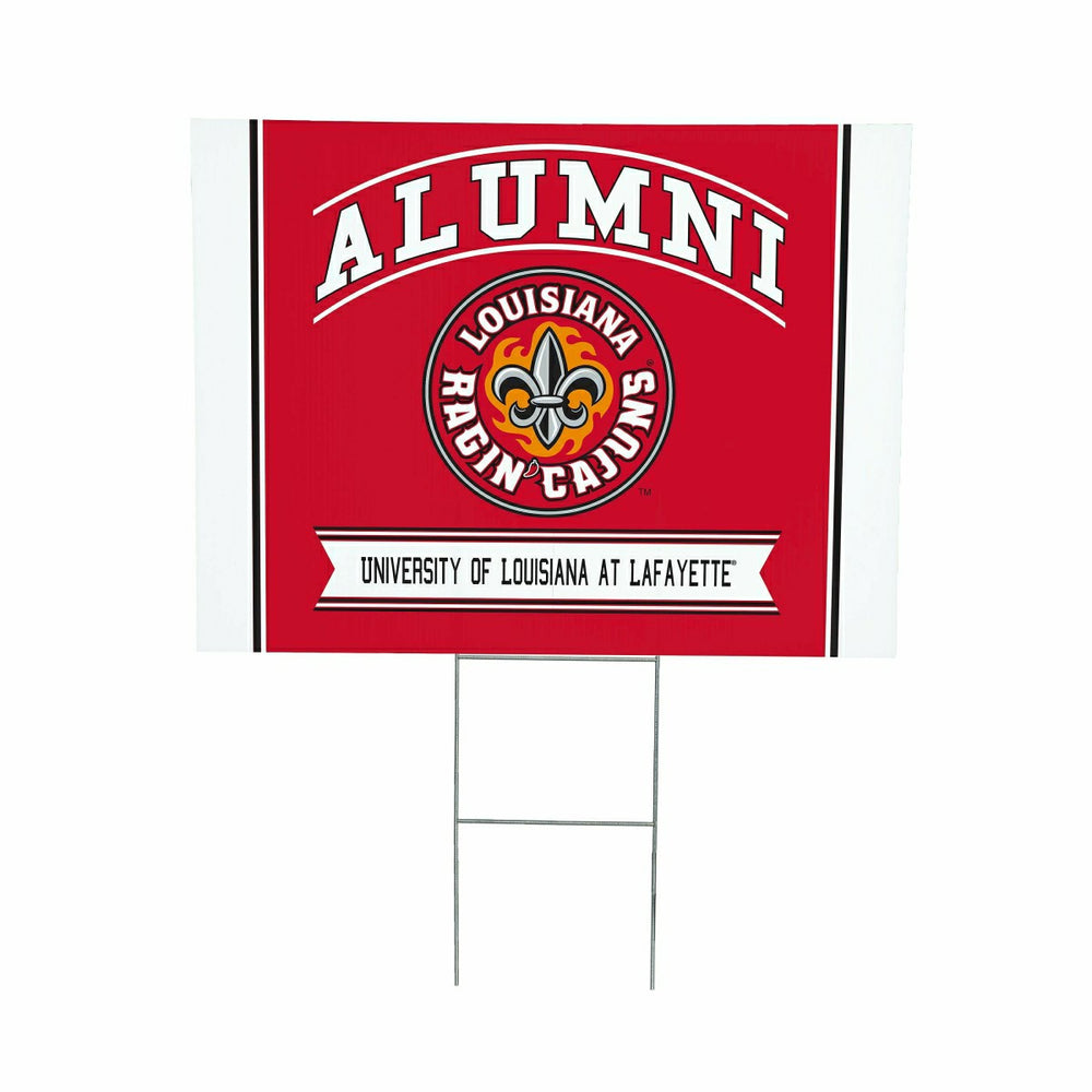 Louisiana at Lafayette University Coroplast Yard Sign Alumni
