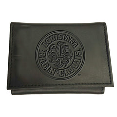 University of Louisiana at Lafayette, Tri-Fold Wallet, Black