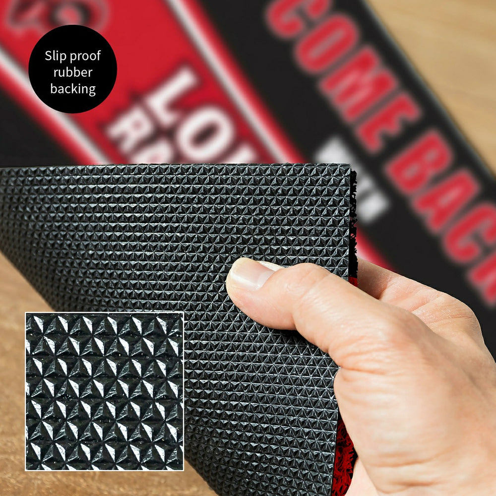 28" x 16" PVC Trapper Mat, Come Back with Tickets, University of Louis
