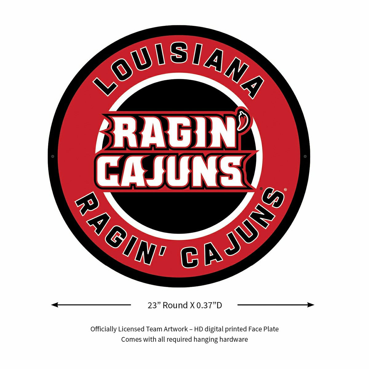 LED Wall Decor, Round, University of Louisiana-Lafayette