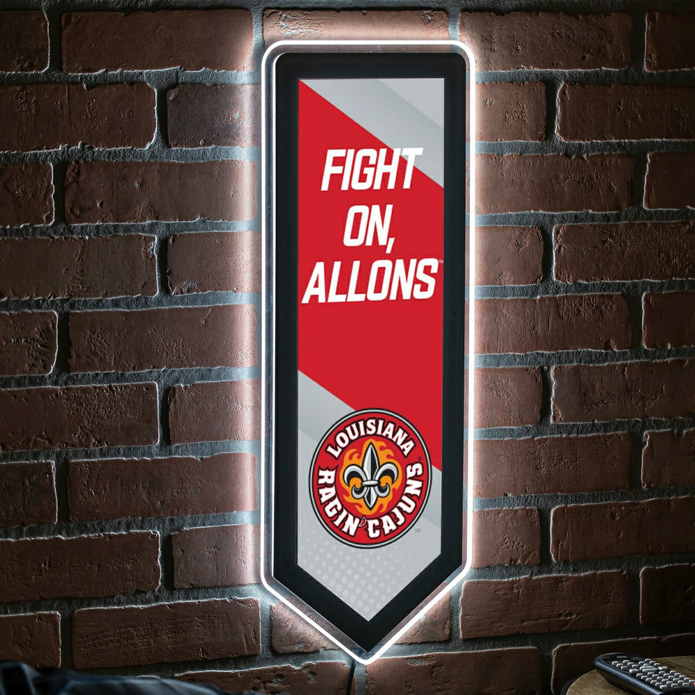 LED Wall Decor, Pennant, University of Louisiana-Lafayette