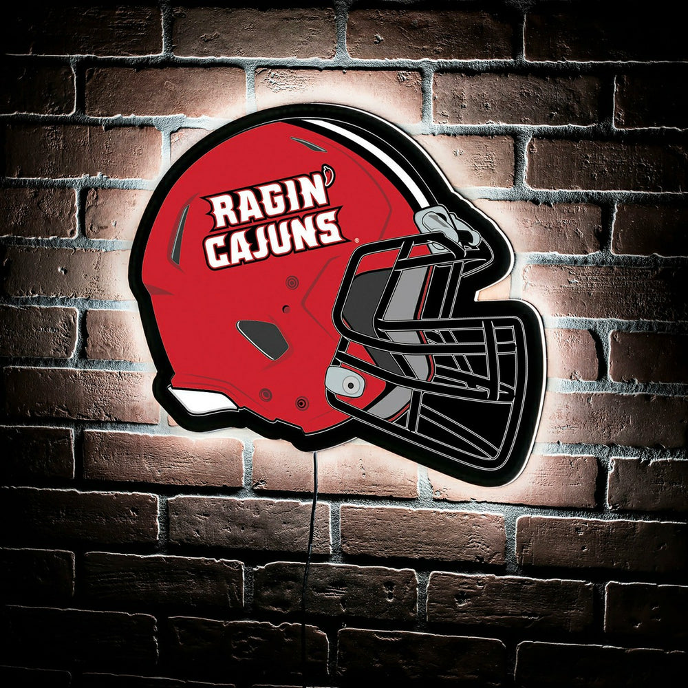 LED Wall Decor, Helmet, University of Louisiana-Lafayette