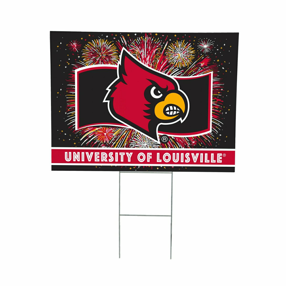 University of Louisville Yard Sign, Patriotic