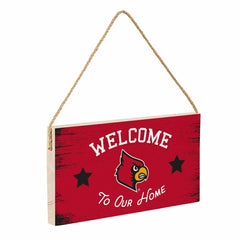 University of Louisville Wood Wall Sign, 6x11