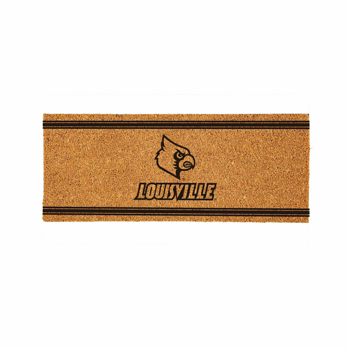 University of Louisville Extra Large One Color Coir Mat, 60"x24"