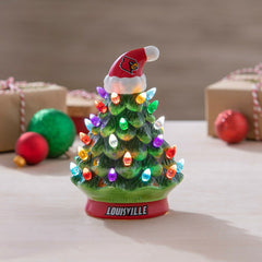 University of Louisville 8" LED Ceramic Christmas Tree