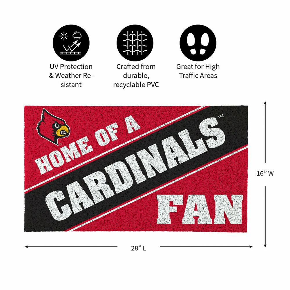University of Louisville, PVC Mat COLOR, Home of a Fan