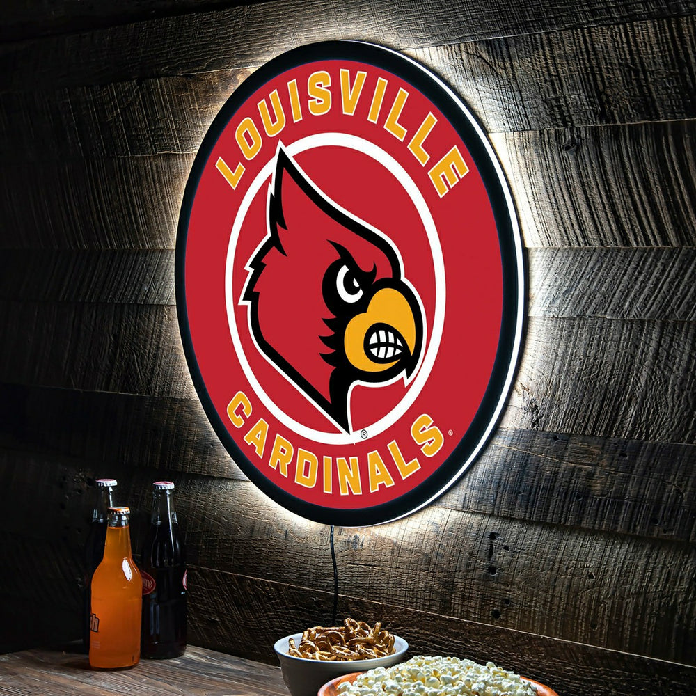 LED Wall Decor, Round, University of Louisville