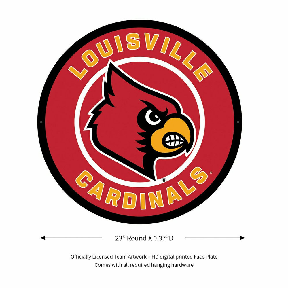 LED Wall Decor, Round, University of Louisville