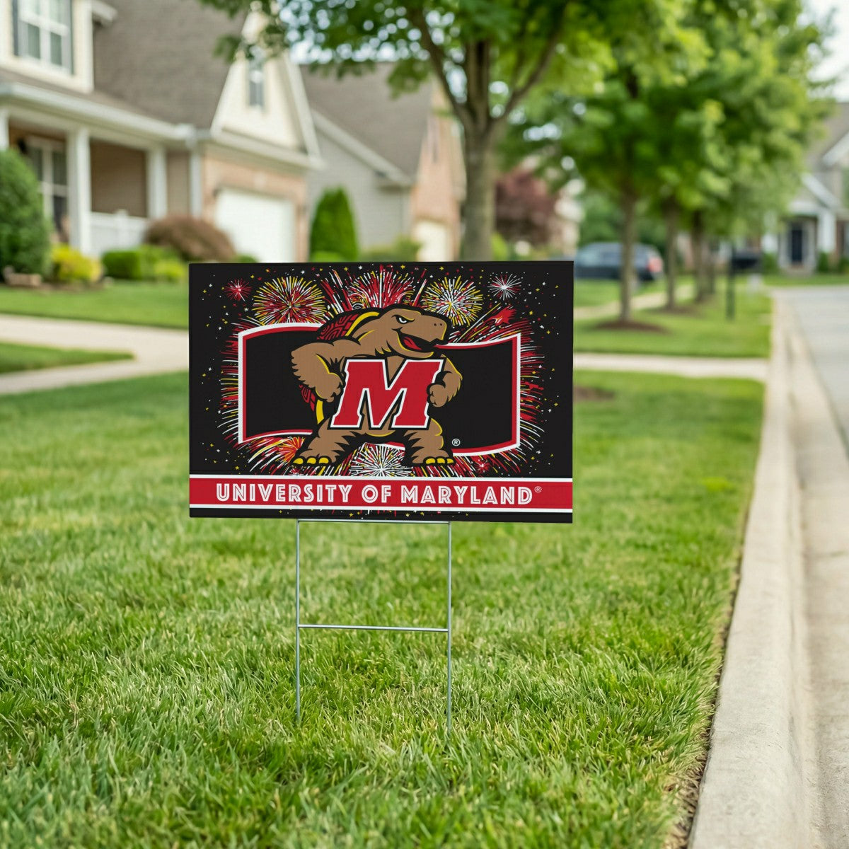 University of Maryland Yard Sign, Patriotic