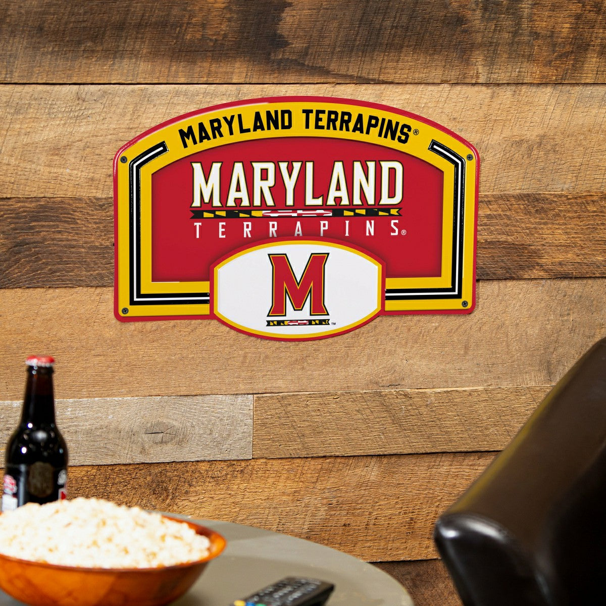 University of Maryland USA Embossed Steel Wall Sign, 11" x 17"