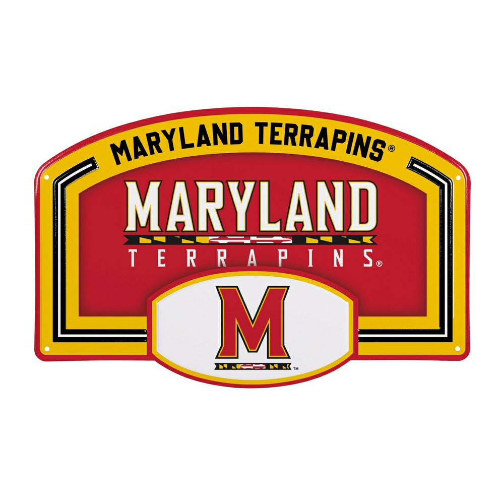 University of Maryland USA Embossed Steel Wall Sign, 11" x 17"