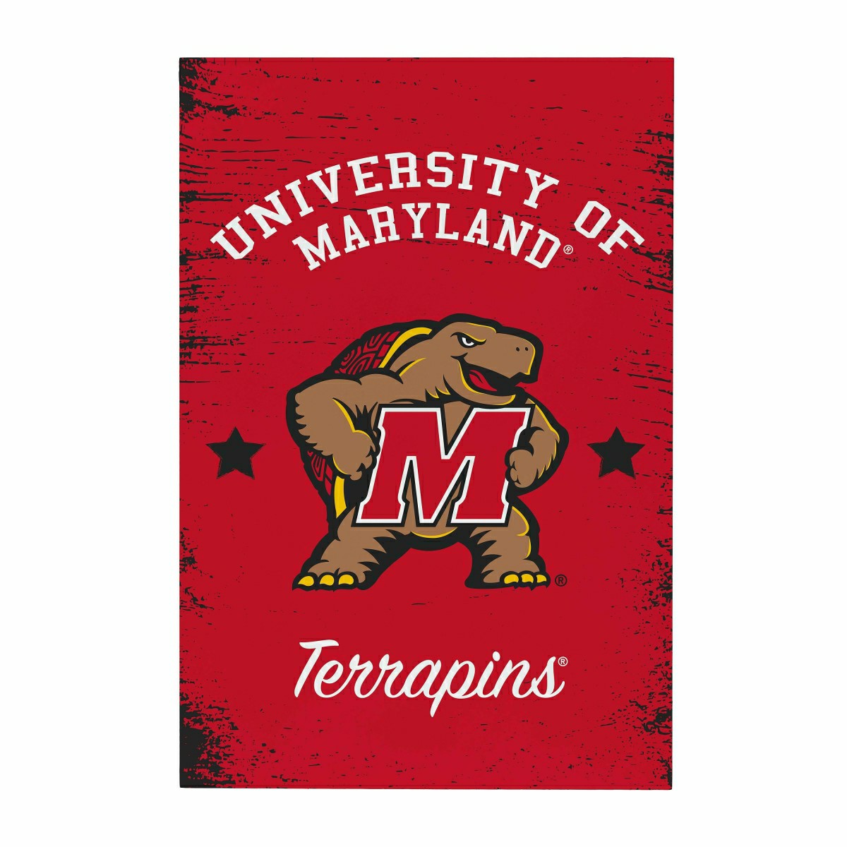University of Maryland Wood Wall Sign, 16x24