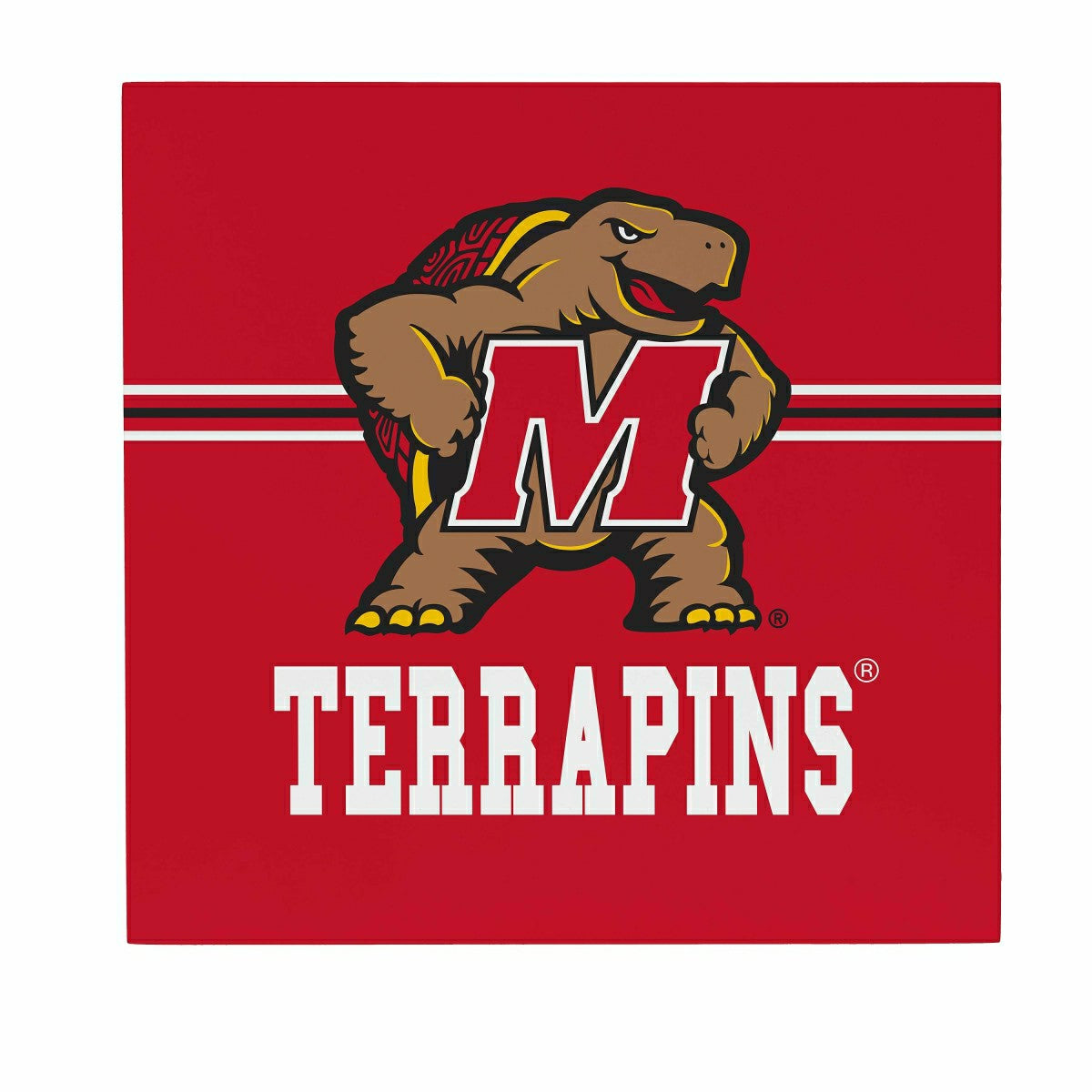University of Maryland Wood Wall Sign, 12x12