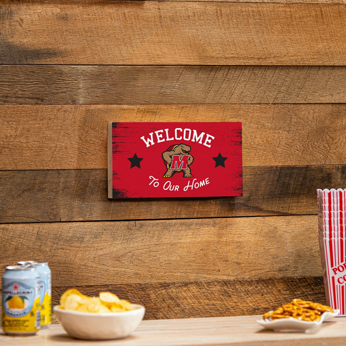 University of Maryland Wood Wall Sign, 6x11