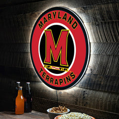 LED Wall Decor, Round, University of Maryland