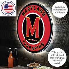 LED Wall Decor, Round, University of Maryland