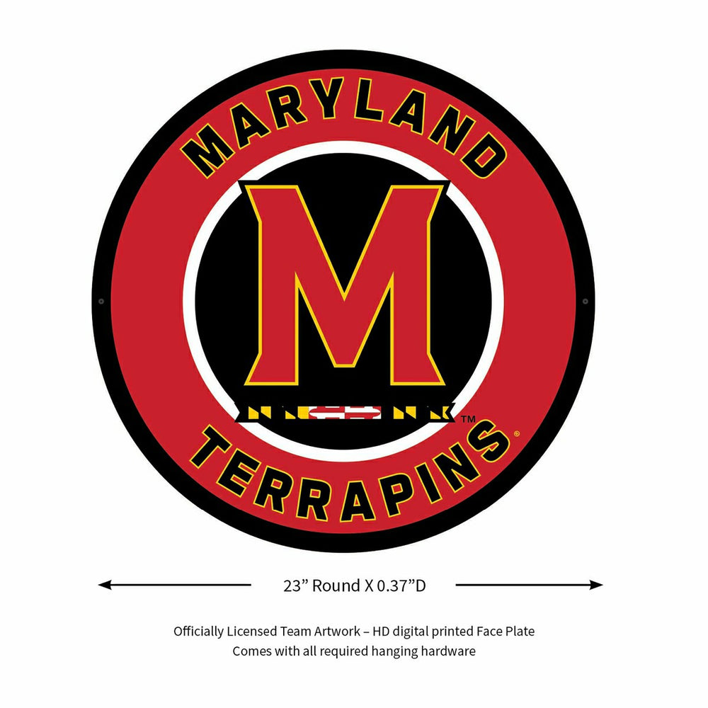 LED Wall Decor, Round, University of Maryland