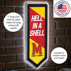 LED Wall Decor, Pennant, University of Maryland