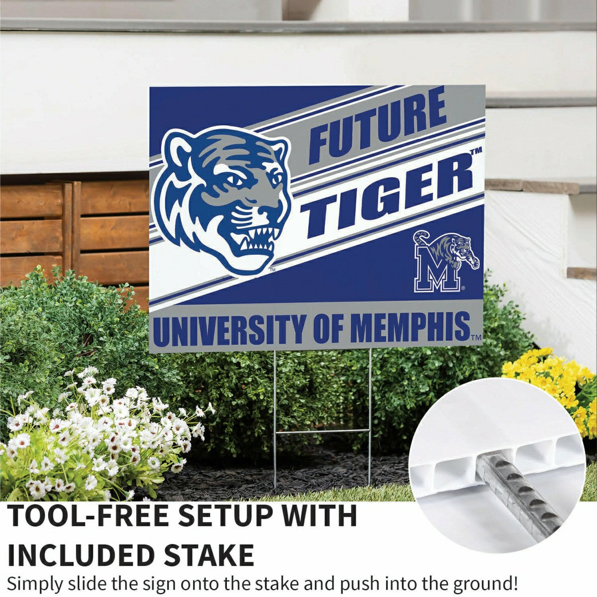 University of Memphis Coroplast Yard Sign, Future Student