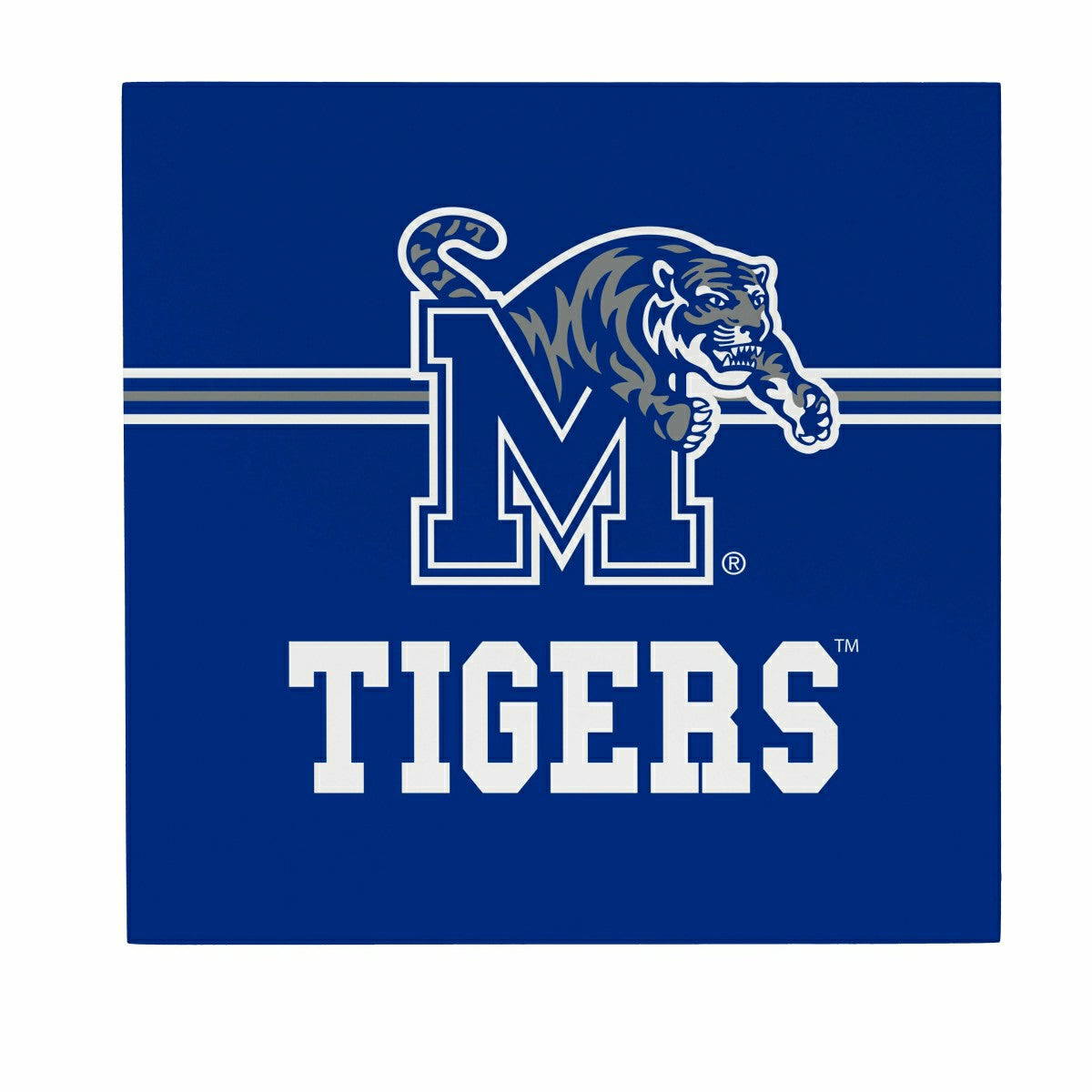 University of Memphis Wood Wall Sign, 12x12