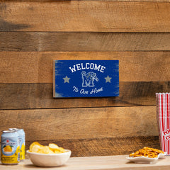 University of Memphis Wood Wall Sign, 6x11
