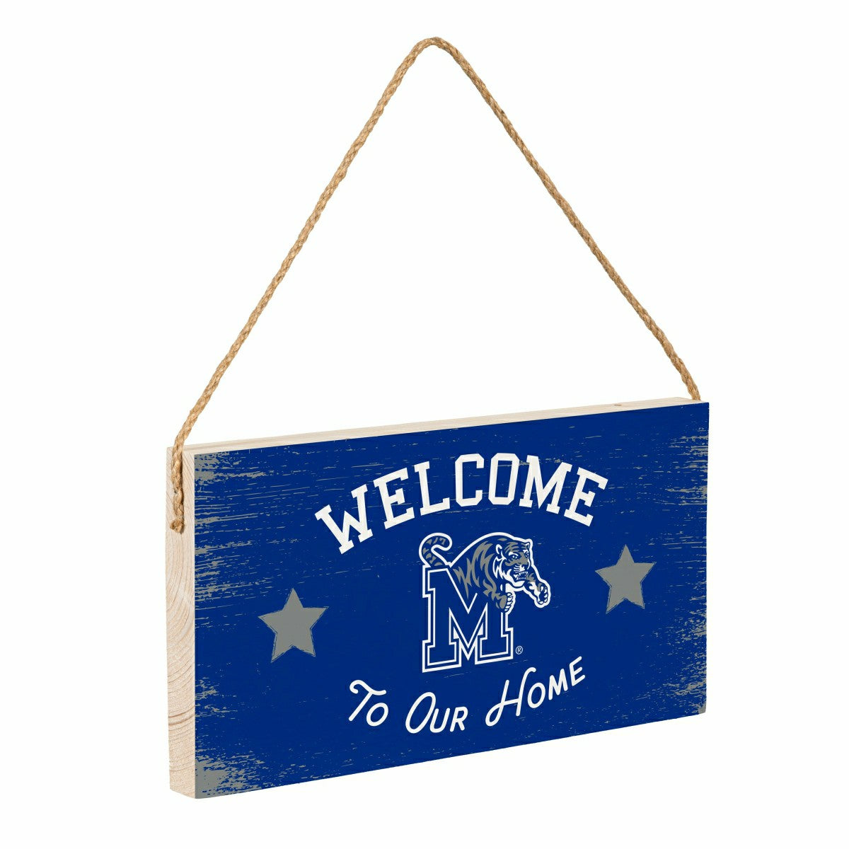 University of Memphis Wood Wall Sign, 6x11