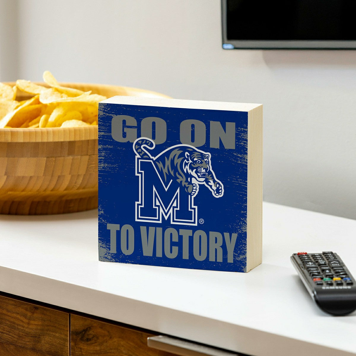 University of Memphis Plock, Down Home Fans, 6x6