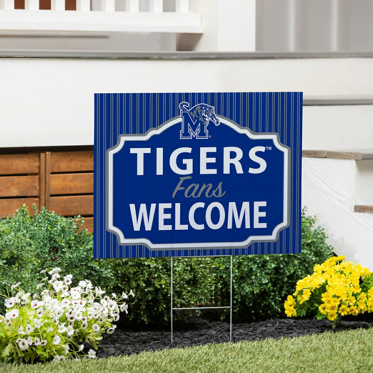 University of Memphis Coroplast Yard Sign, "Fans Welcome"