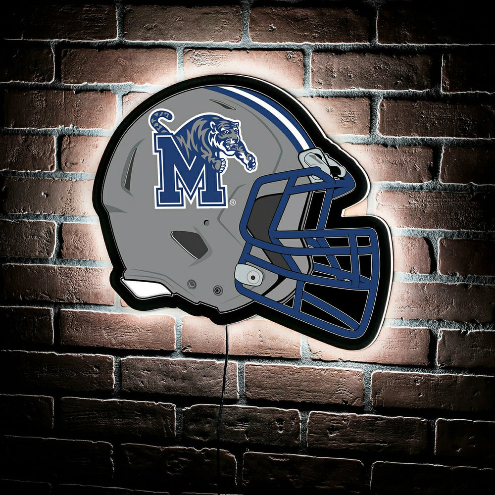 LED Wall Decor, Helmet, University of Memphis
